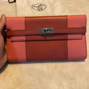 Authentic Hermes wallet Kelly